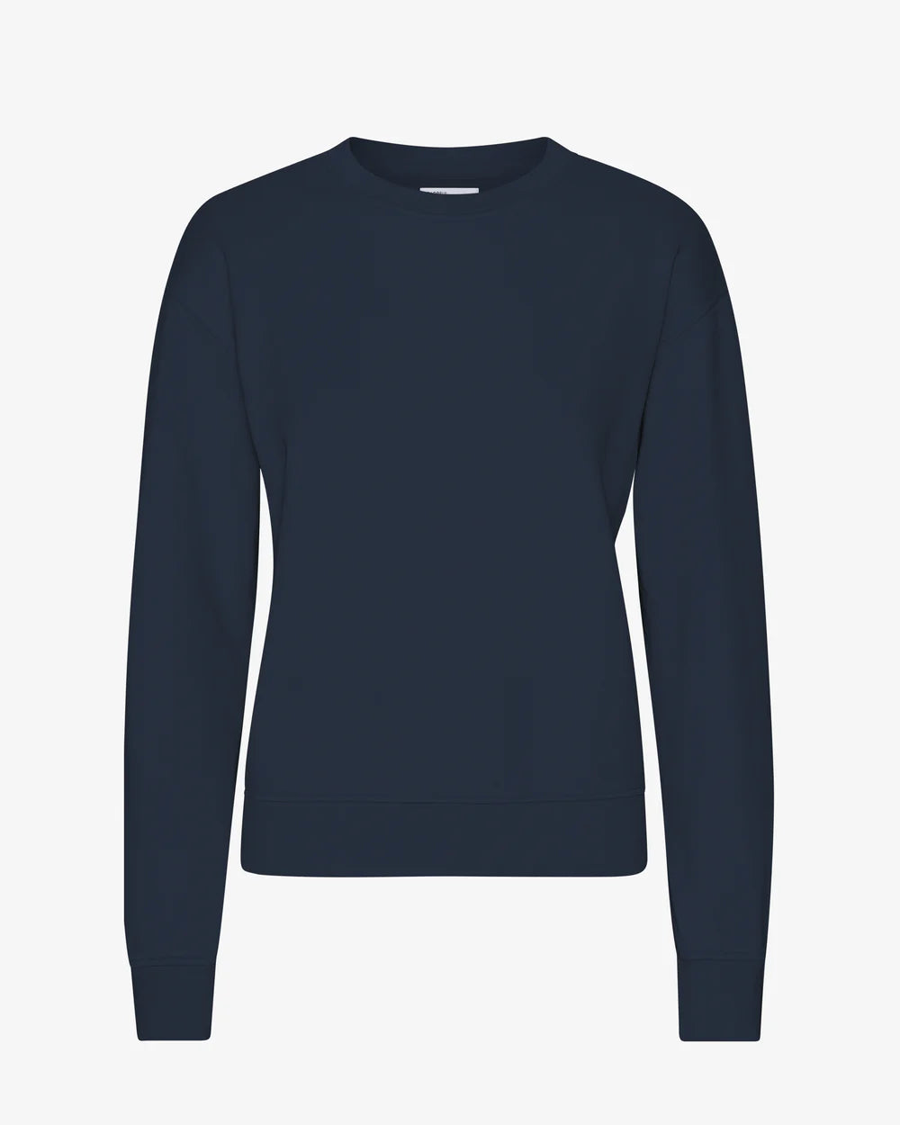 Sweatshirt col rond classique en coton bio - Navy Blue (Women Classic Organic Crew)