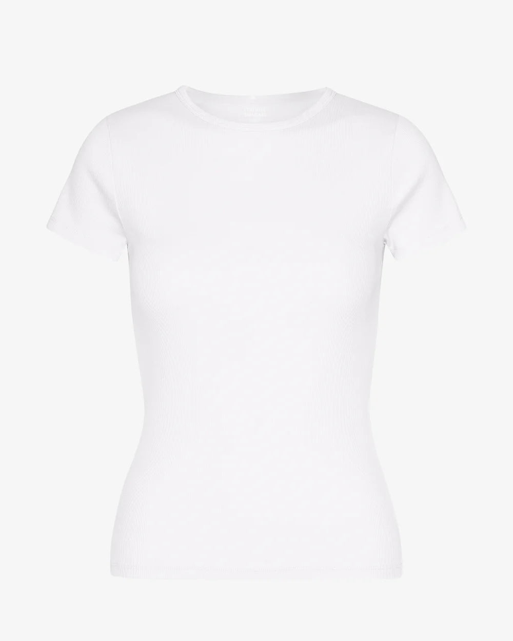 T-shirt côtelé en coton bio - Optical White (Organic Rib T-Shirt)