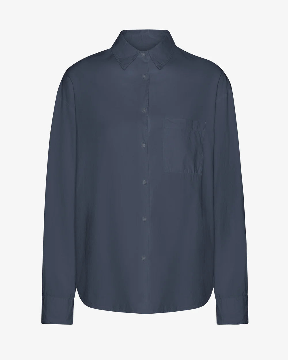 Chemise oversized en coton bio - Petrol Blue (Organic Oversized Shirt)