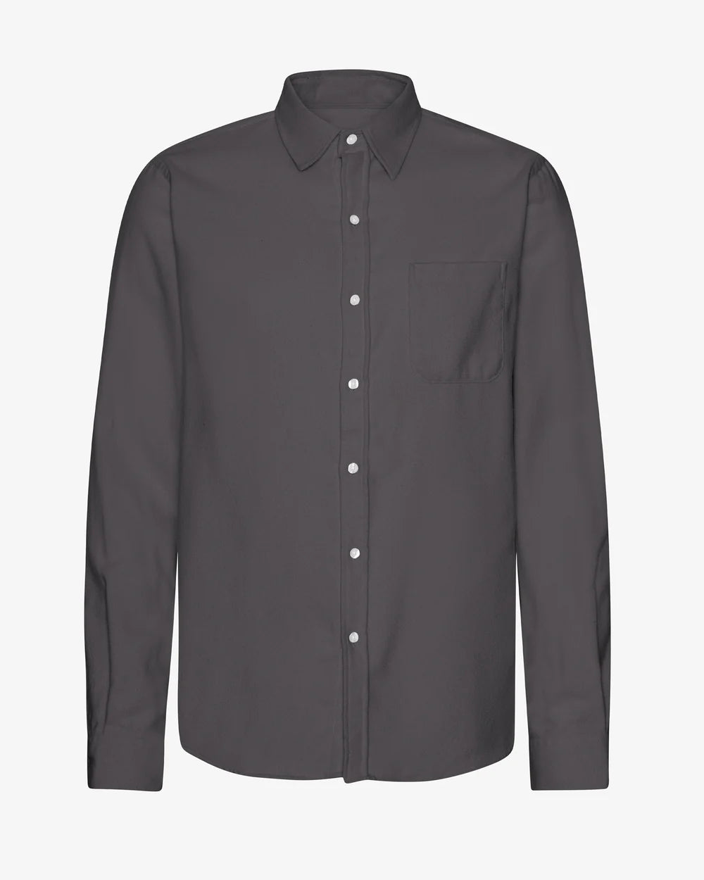 Chemise flanelle en coton bio - Lava Grey (Organic Flannel Shirt)