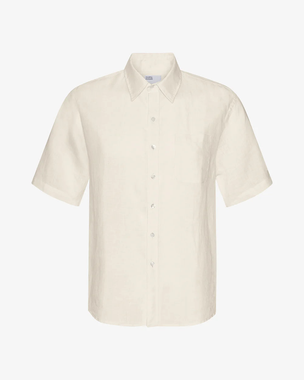 Chemise en lin manches courtes - Ivory White (Linen SS Shirt)