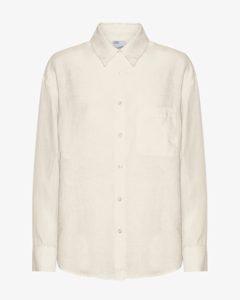 Chemise oversized en lin - Ivory White (Linen Oversized Shirt)
