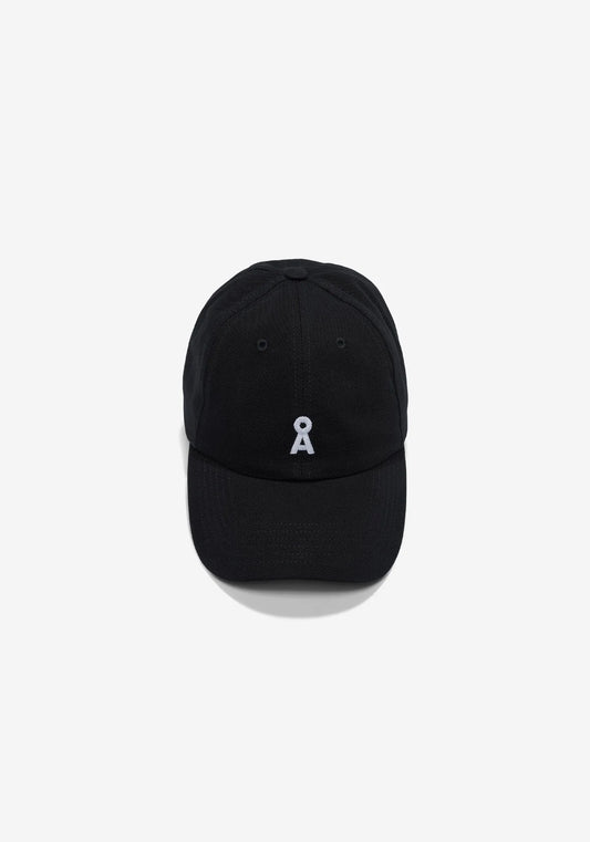 Casquette en coton bio - Black (YENAAS BOLD CAP)