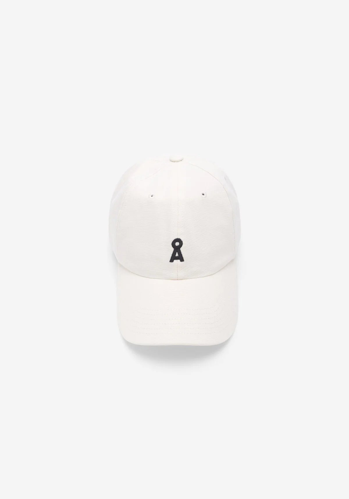 Casquette en coton bio - Oatmilk Black (YENAAS BOLD CAP)