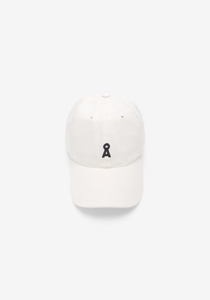 Casquette en coton bio - Oatmilk Black (YENAAS BOLD CAP)
