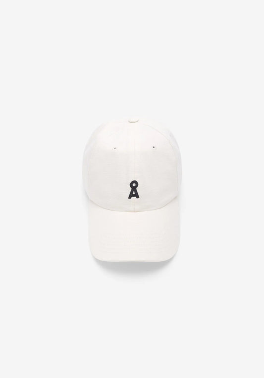 Casquette en coton bio - Oatmilk Black (YENAAS BOLD CAP)