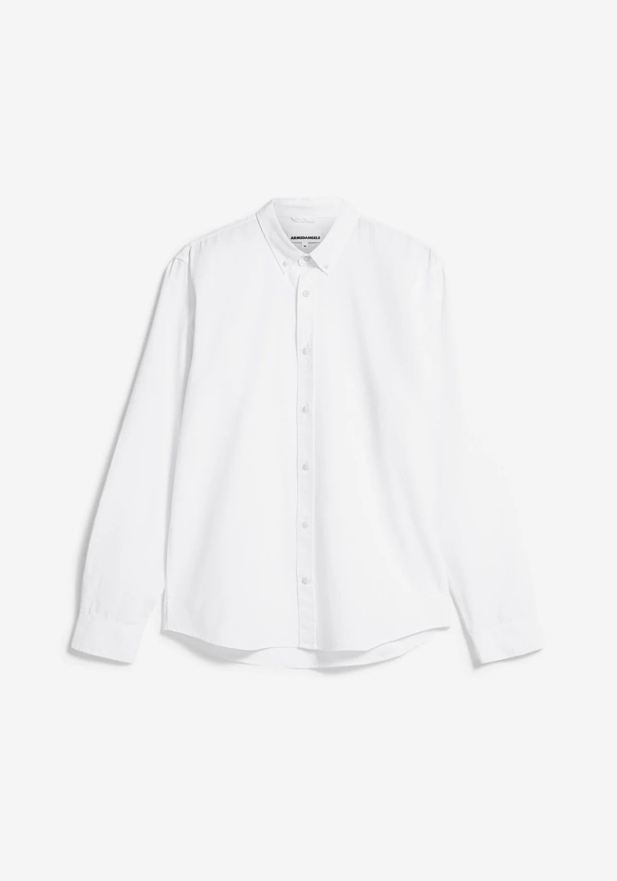 Chemise manches longues en coton bio - White (QUAASA LONGSLEEVE SHIRT)