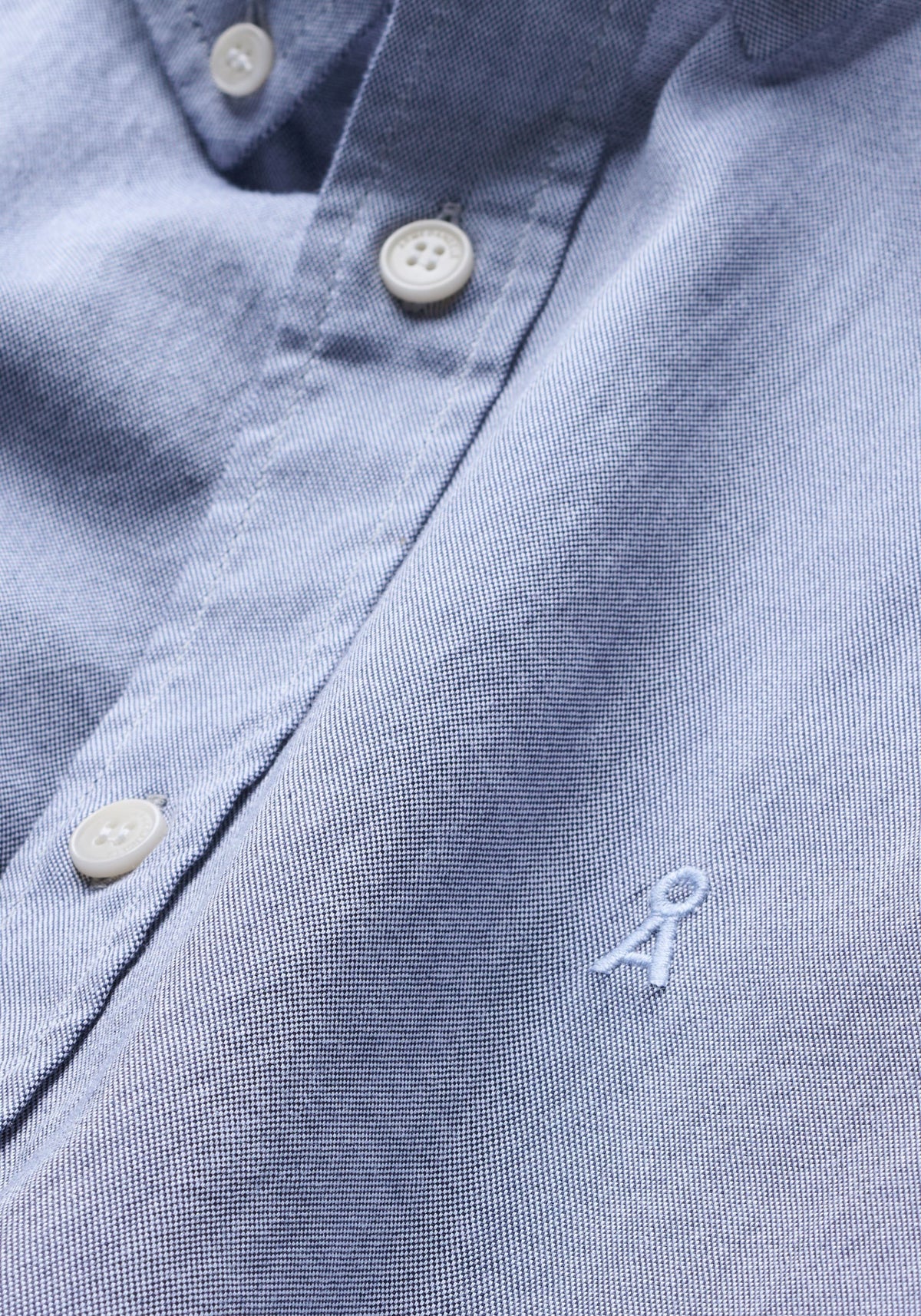 Chemise manches longues en coton bio - Tinted Navy (QUAASA LONGSLEEVE SHIRT)