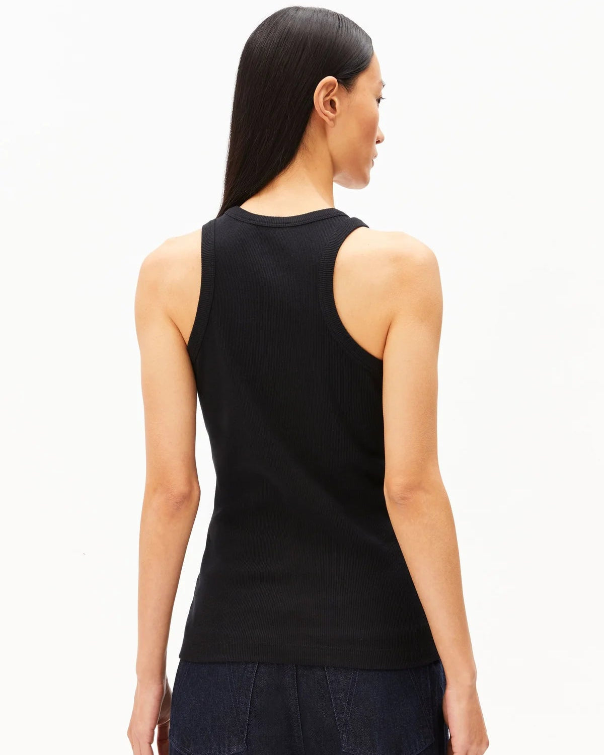 Débardeur en coton bio - Black (KANITAA TOP)