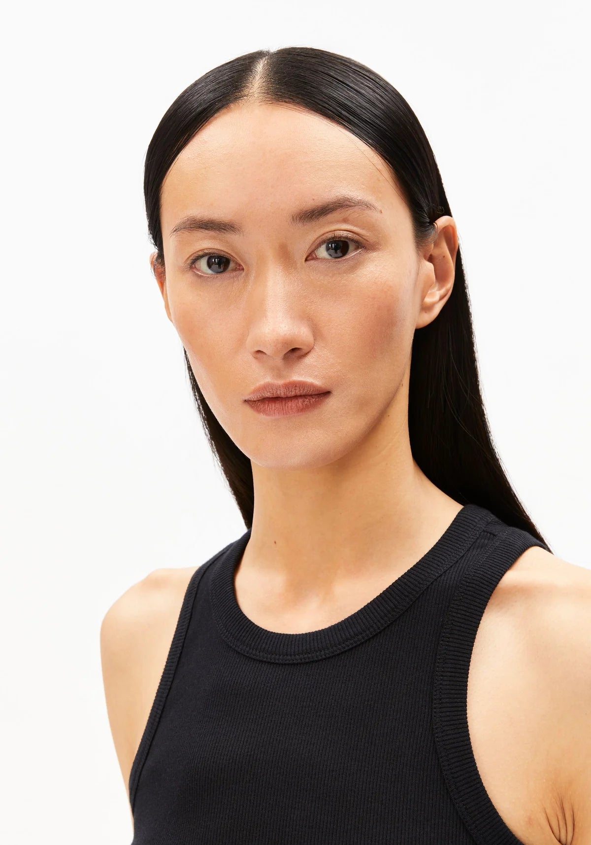 Débardeur en coton bio - Black (KANITAA TOP)