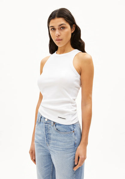 Débardeur en coton bio - White (KANITAA TOP)