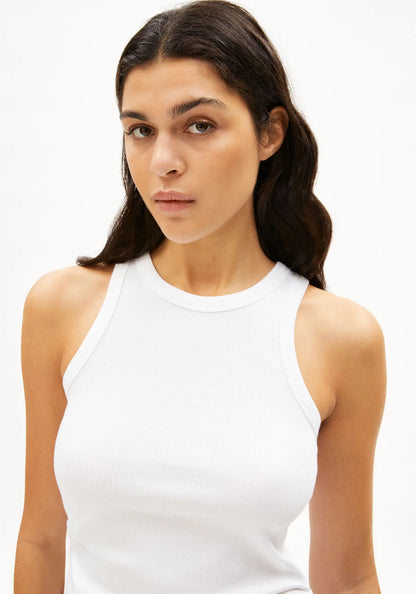 Débardeur en coton bio - White (KANITAA TOP)