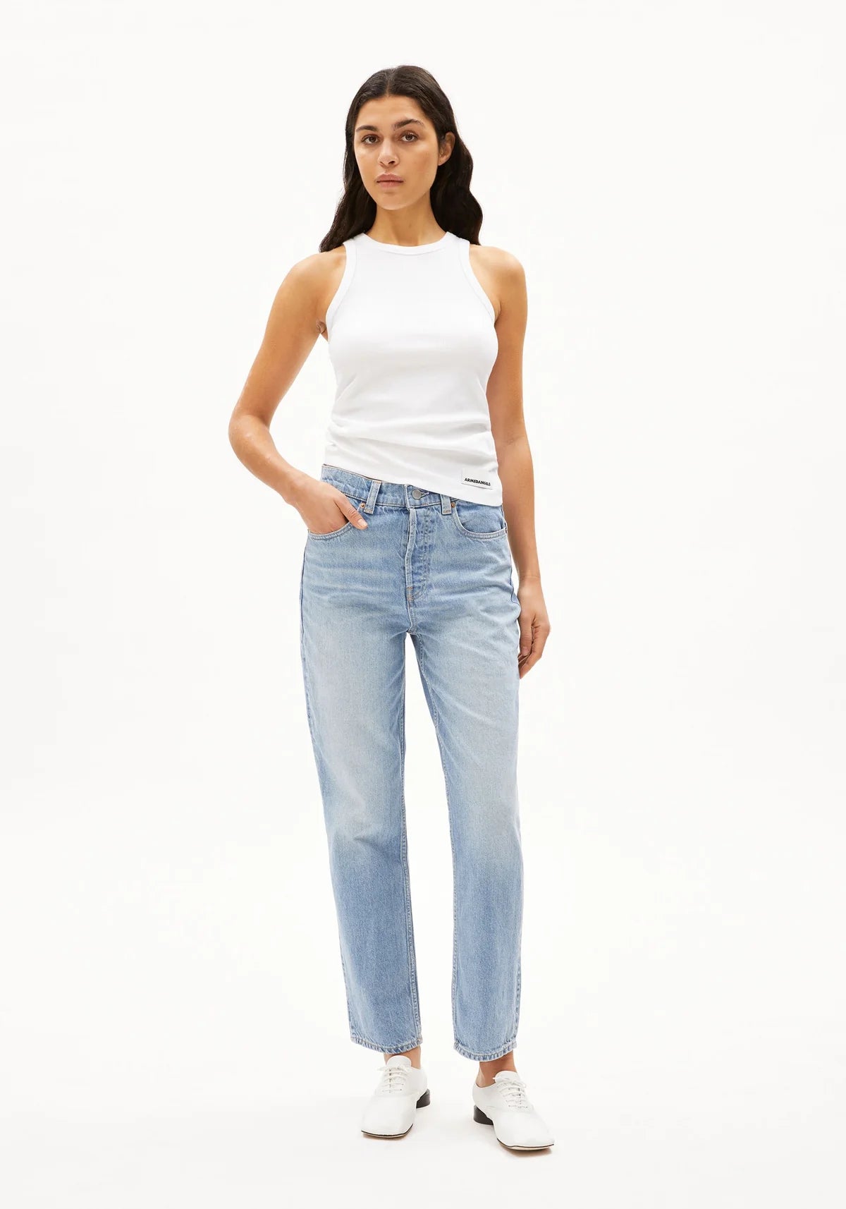 Débardeur en coton bio - White (KANITAA TOP)