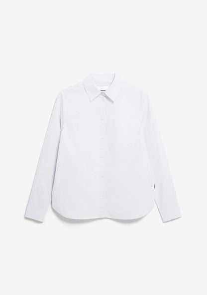 Blouse manches longues en coton bio - White (LOUILAA)
