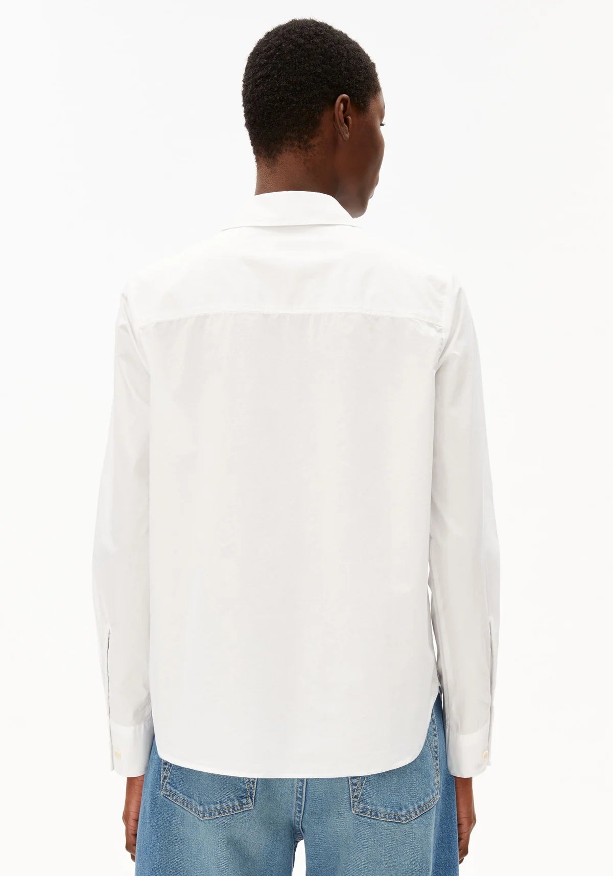 Blouse manches longues en coton bio - White (LOUILAA)