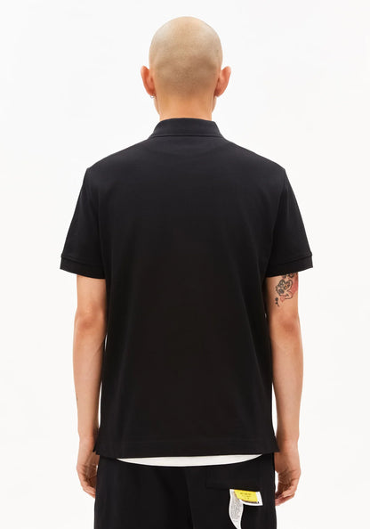 Polo en coton bio - Black (MAARIO POLOSHIRT)