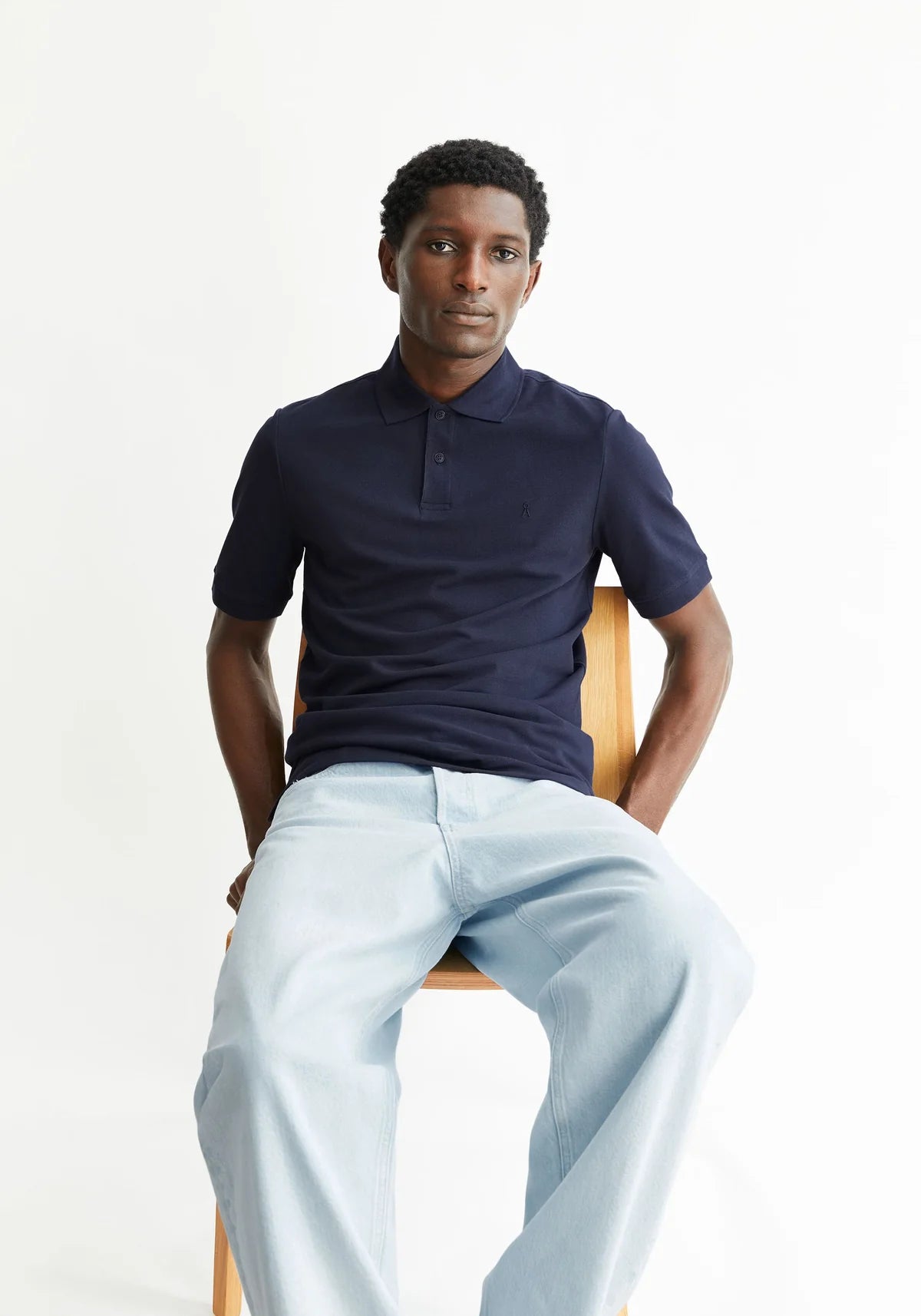Polo en coton bio - Night Sky (MAARIO POLOSHIRT)