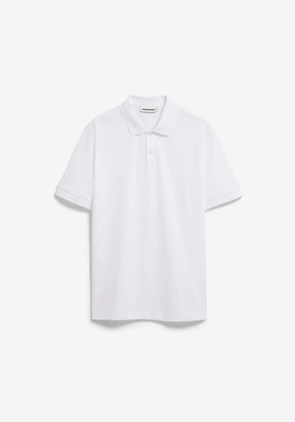 Polo en coton bio - White (MAARIO POLOSHIRT)