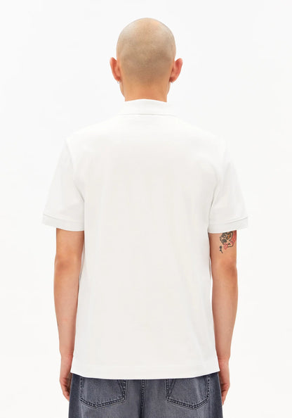 Polo en coton bio - White (MAARIO POLOSHIRT)