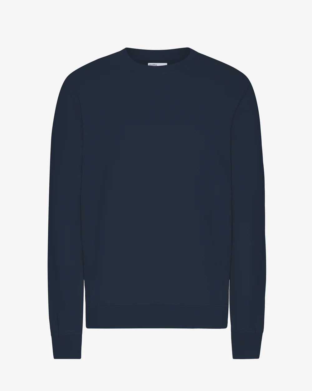 Sweatshirt col rond classique en coton bio - Navy Blue (Classic Organic Crew)