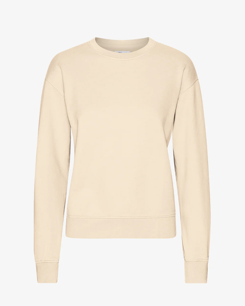 Sweatshirt col rond classique en coton bio - Ivory White (Women Classic Organic Crew)