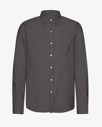 Chemise flanelle en coton bio - Lava Grey (Organic Flannel Shirt)