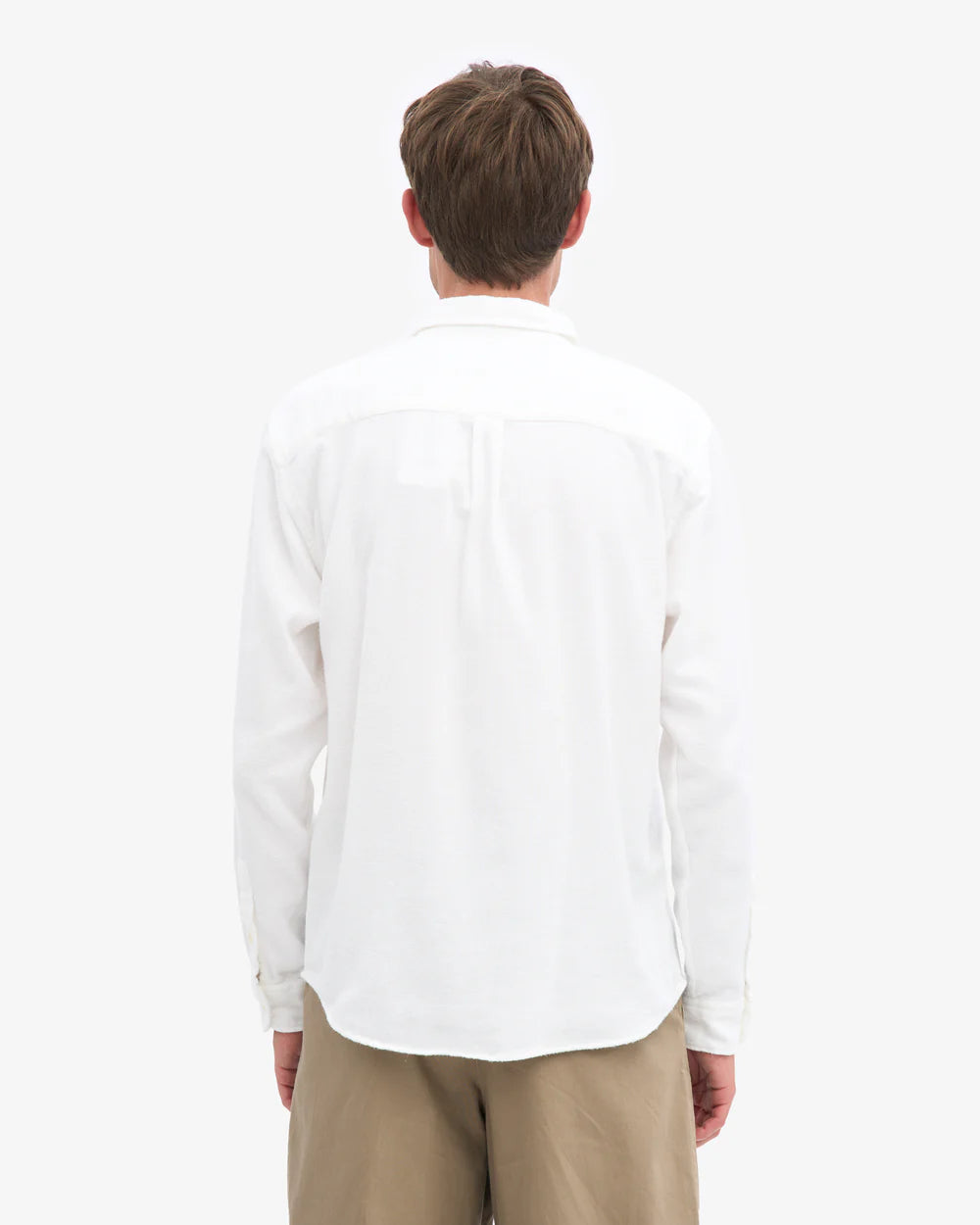 Chemise flanelle en coton bio - Optical White (Organic Flannel Shirt)