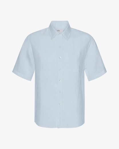 Chemise en lin manches courtes - Polar Blue (Linen SS Shirt)