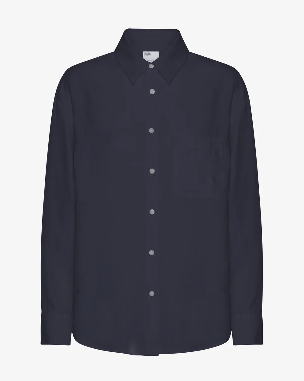 Chemise oversized en lin - Navy Blue (Linen Oversized Shirt)