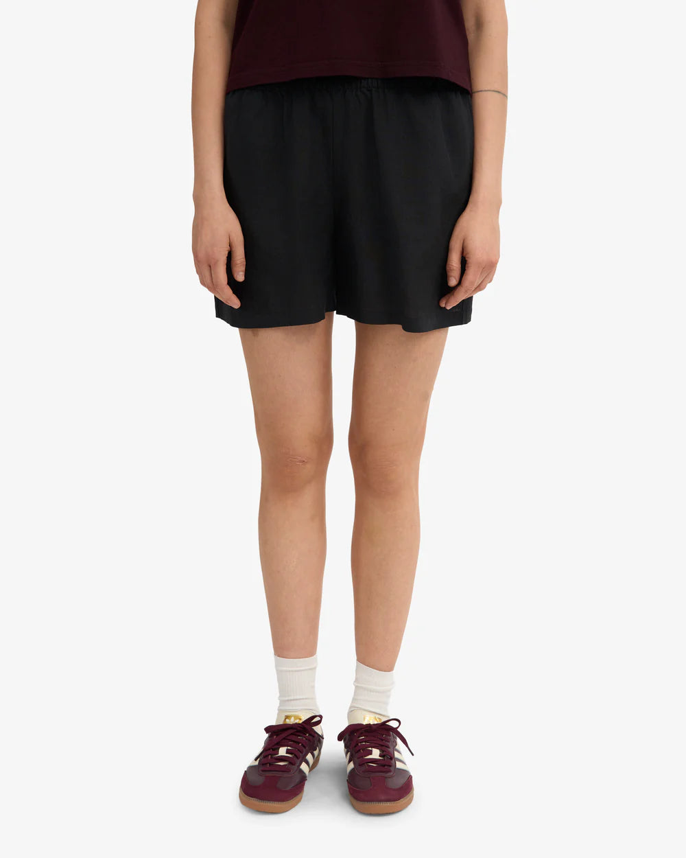 Short en lin - Deep Black (Linen Shorts)