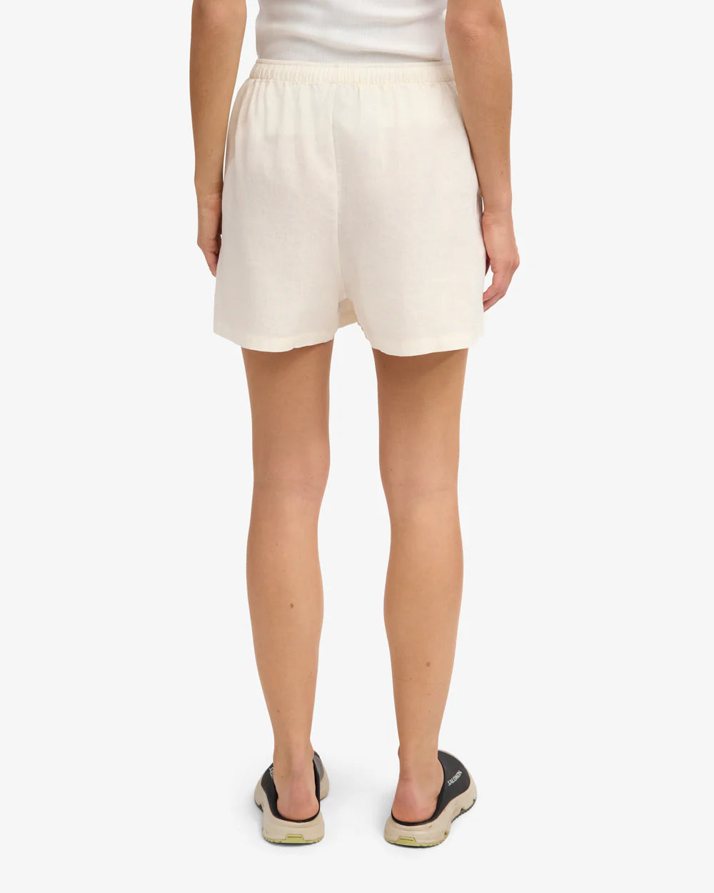 Short en lin - Ivory White (Linen Shorts)