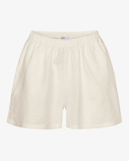 Short en lin - Ivory White (Linen Shorts)