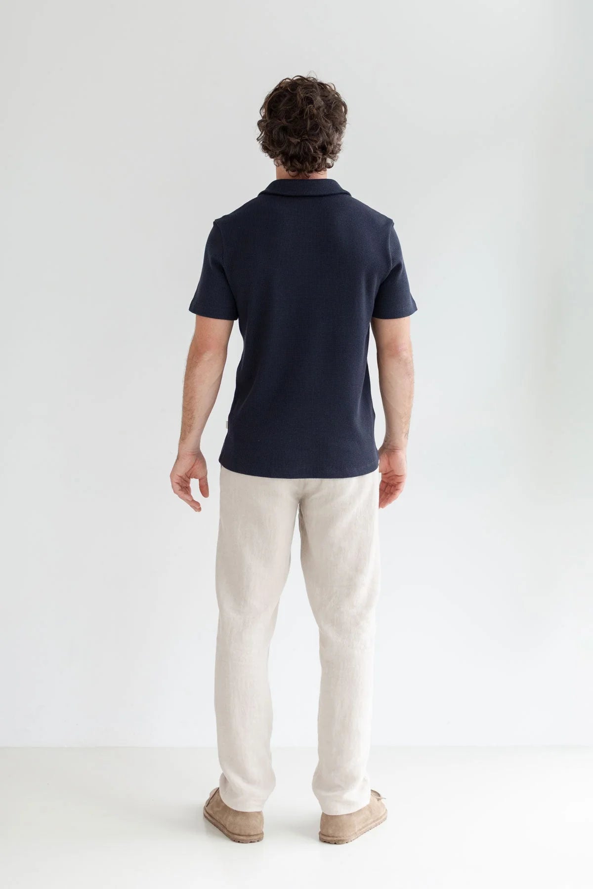 Polo en coton bio - Dark Navy (CANNING)