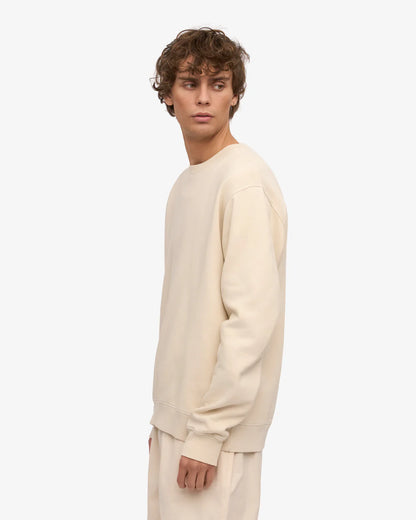 Sweatshirt col rond classique en coton bio - Ivory White (Classic Organic Crew)
