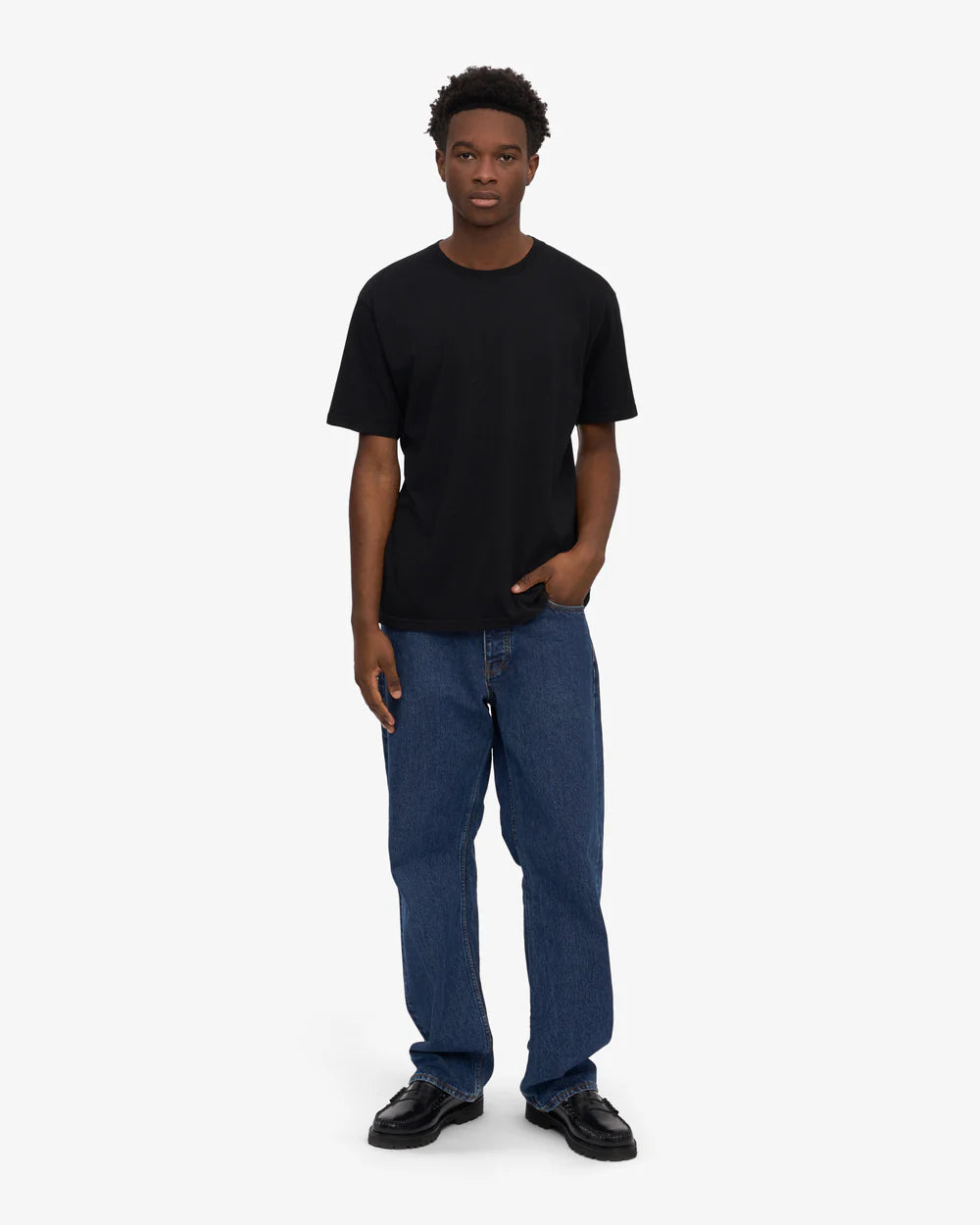 T-shirt classique en coton bio - Deep Black (Classic Organic Tee)