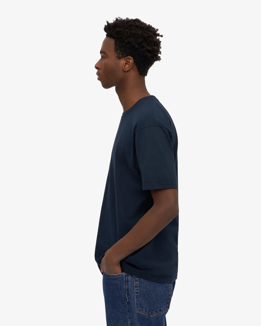 T-shirt classique en coton bio - Navy Blue (Classic Organic Tee)