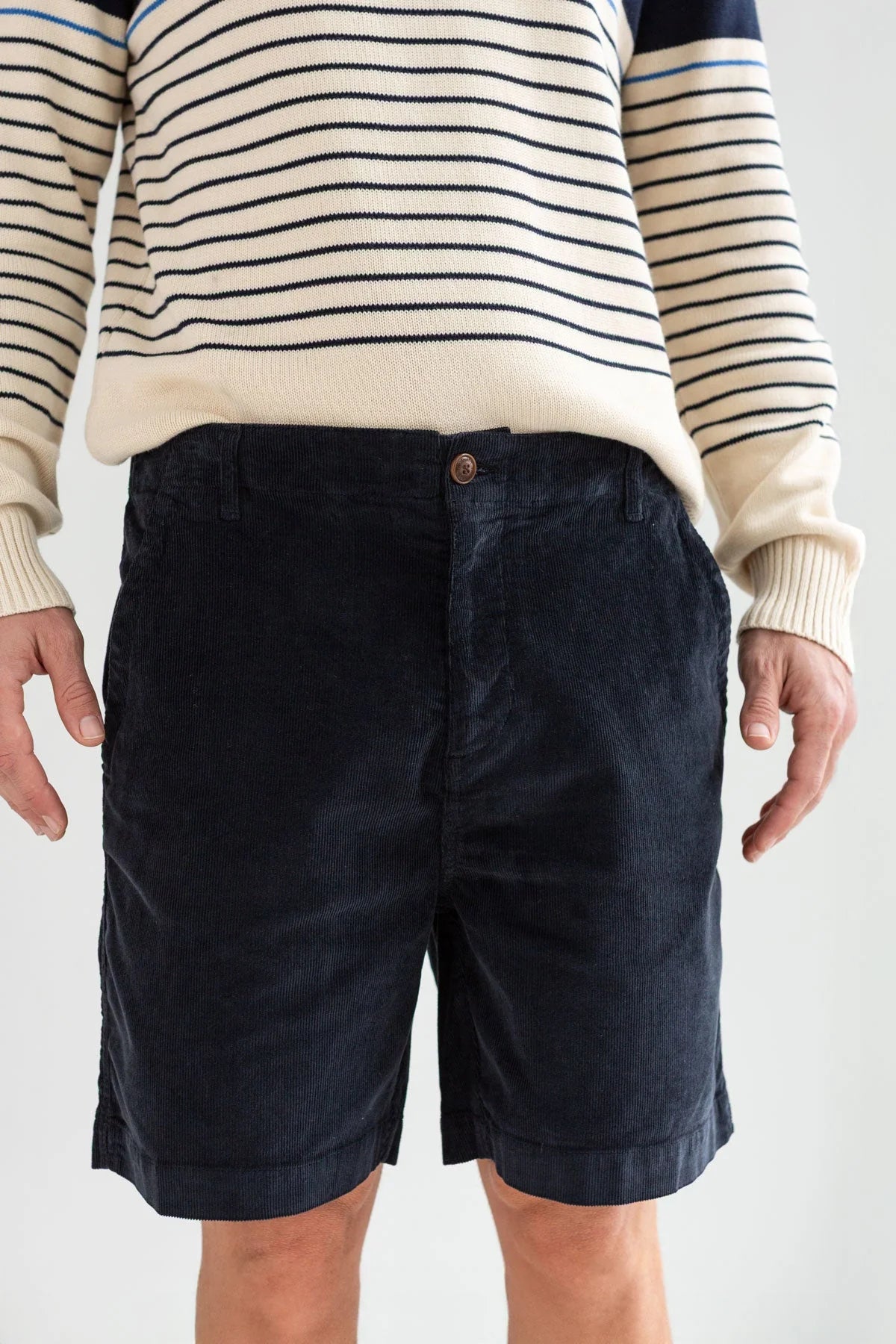 Short en coton bio - Dark Navy (KABAK)