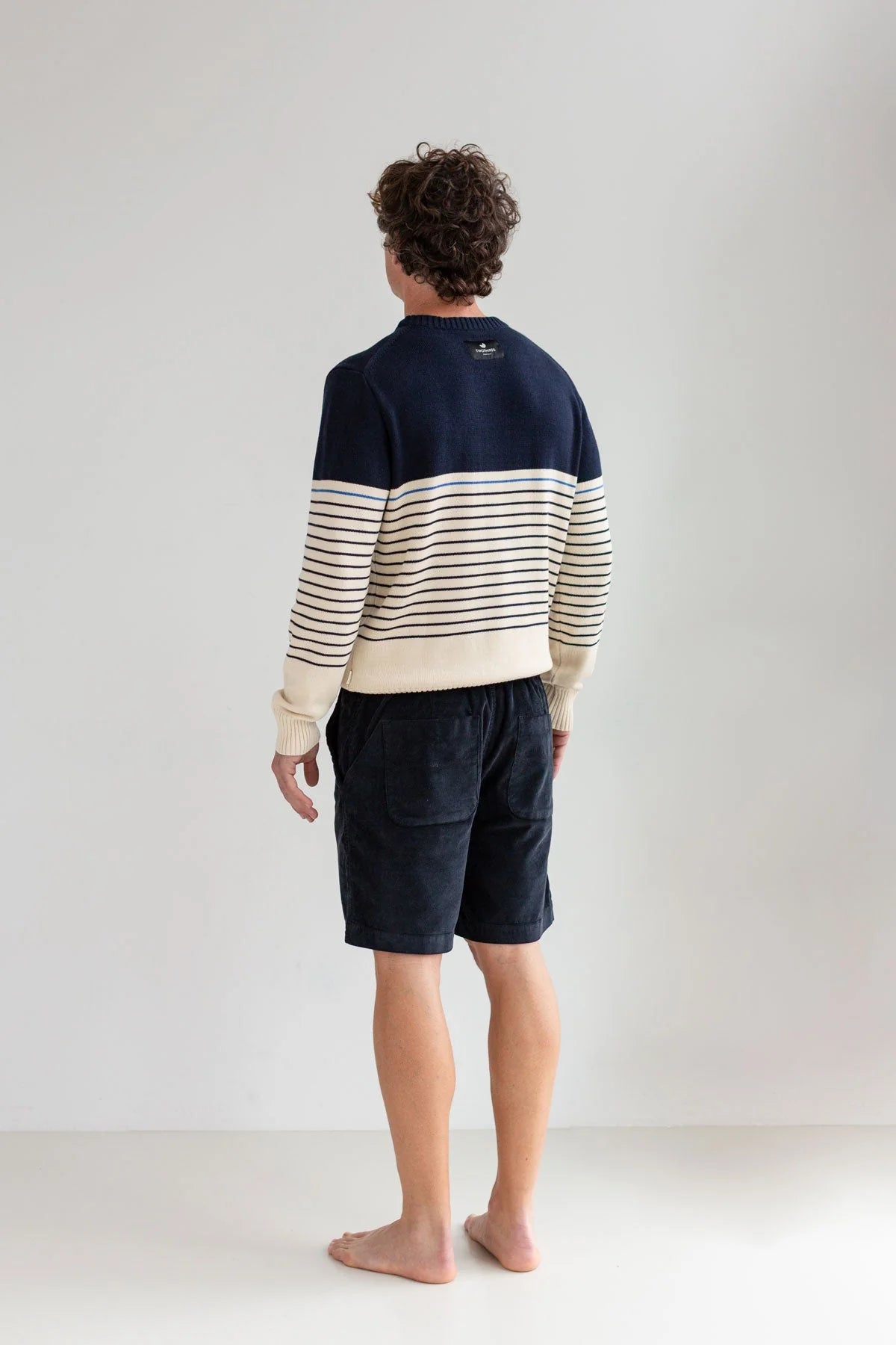 Short en coton bio - Dark Navy (KABAK)