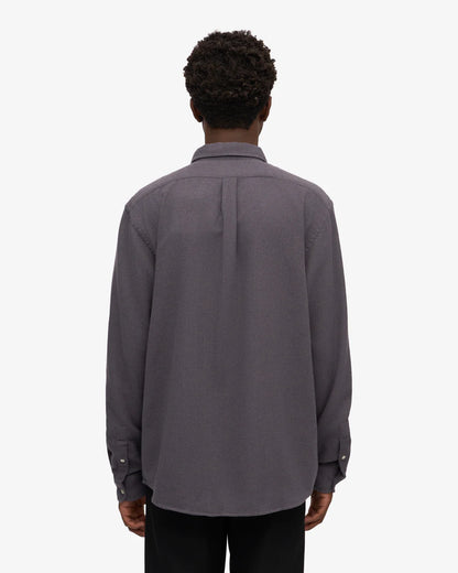 Chemise flanelle en coton bio - Lava Grey (Organic Flannel Shirt)