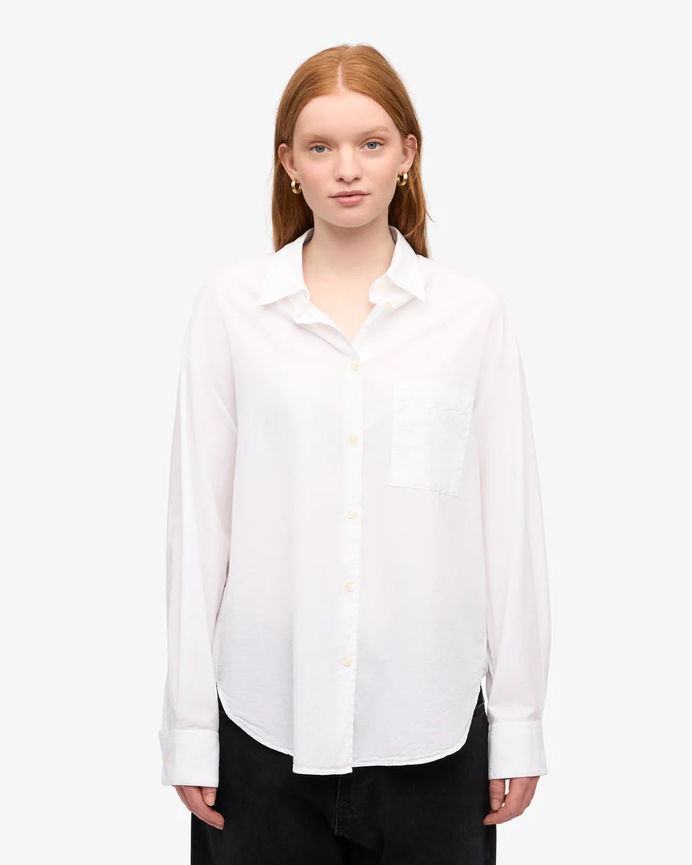 Chemise oversized en coton bio - Optical White (Organic Oversized Shirt)