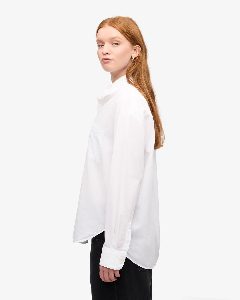 Chemise oversized en coton bio - Optical White (Organic Oversized Shirt)