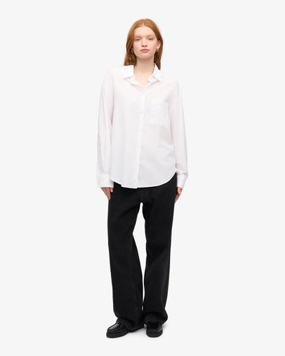 Chemise oversized en coton bio - Optical White (Organic Oversized Shirt)