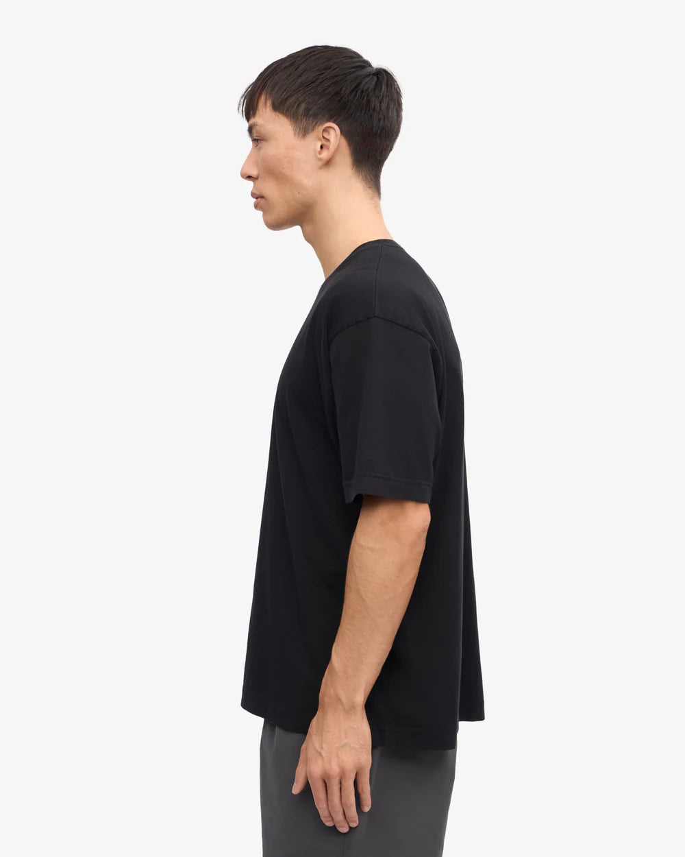 T-shirt oversized en coton bio - Deep Black (Oversized Organic T-Shirt)