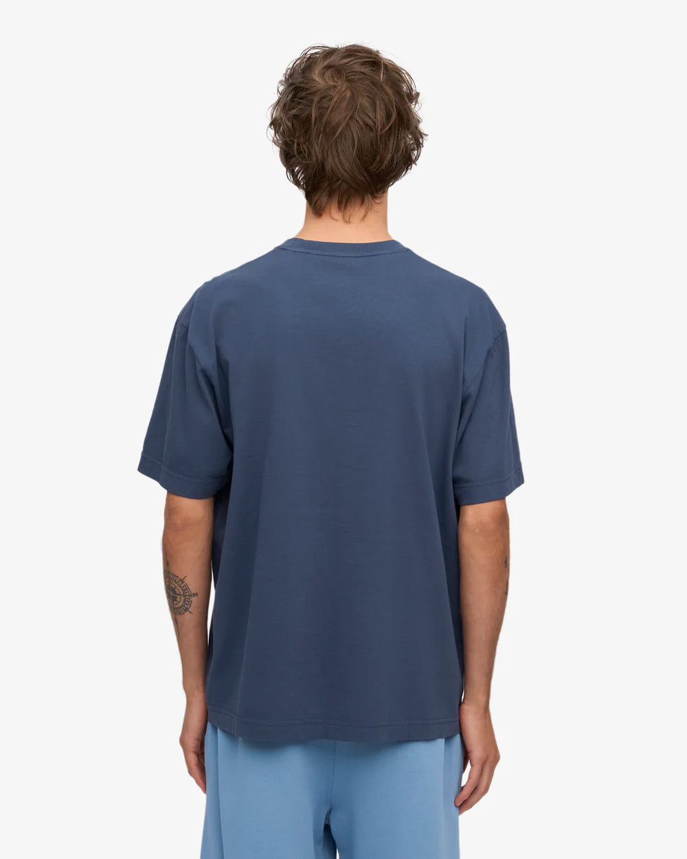 T-shirt oversized en coton bio - Petrol Blue (Oversized Organic T-Shirt)