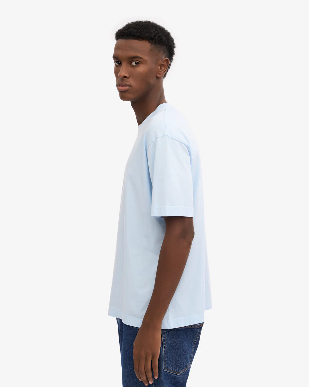 T-shirt oversized en coton bio - Polar Blue (Oversized Organic T-Shirt)