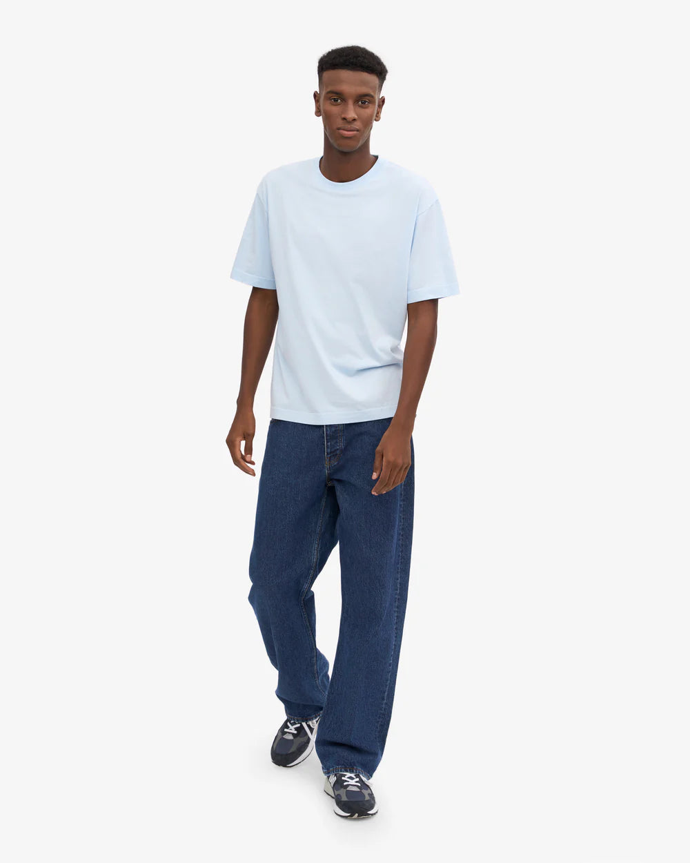 T-shirt oversized en coton bio - Polar Blue (Oversized Organic T-Shirt)