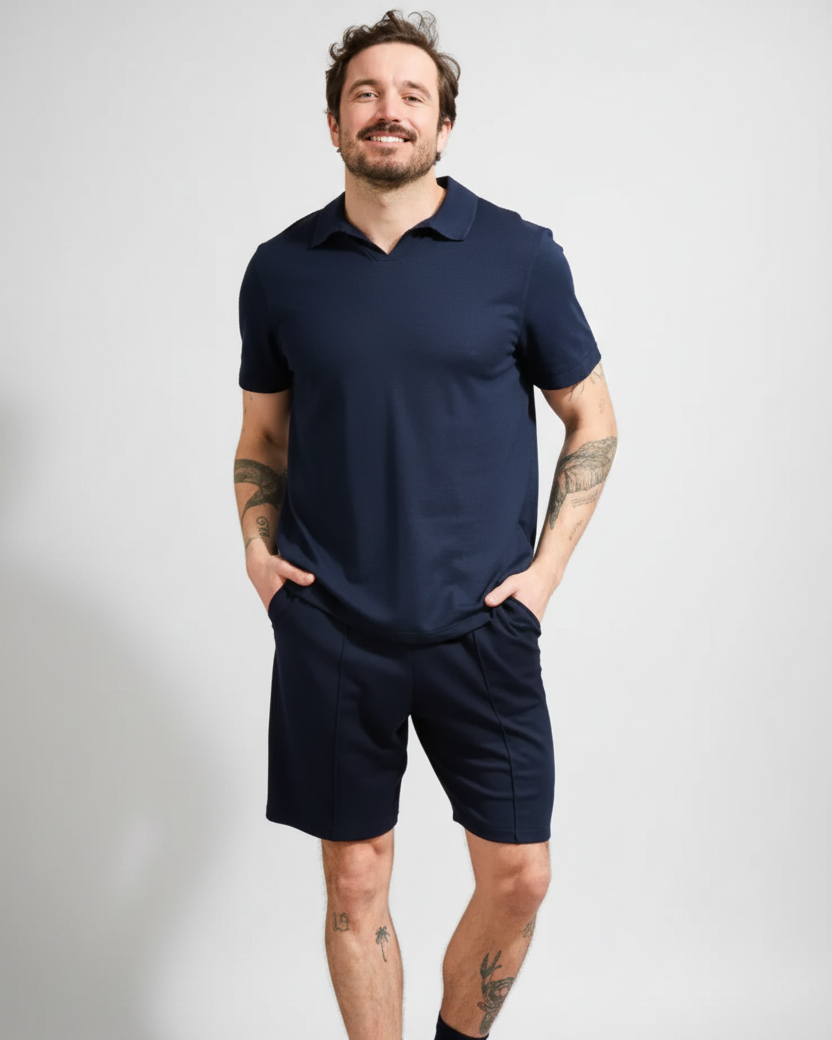 Polo Lucien Marine - Photo 1