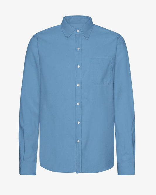 Chemise flanelle en coton bio - Seaside Blue (Organic Flannel Shirt)