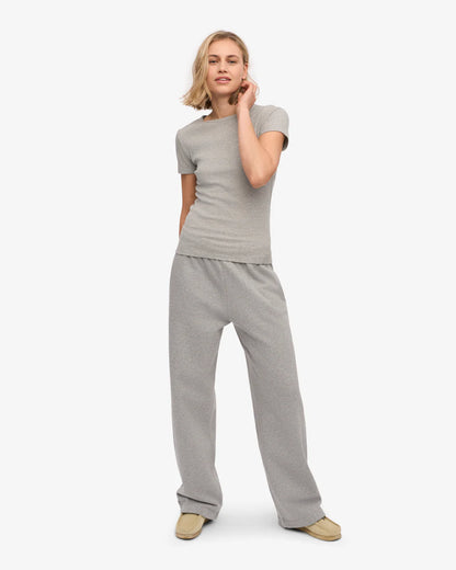T-shirt côtelé en coton bio - Heather Grey (Organic Rib T-Shirt)