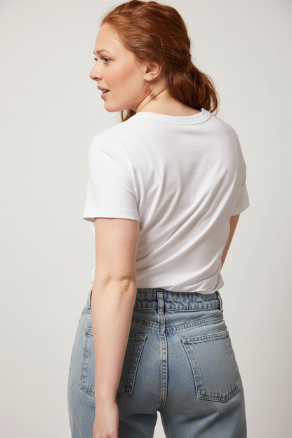 T-shirt Gaby Blanc - Photo 3